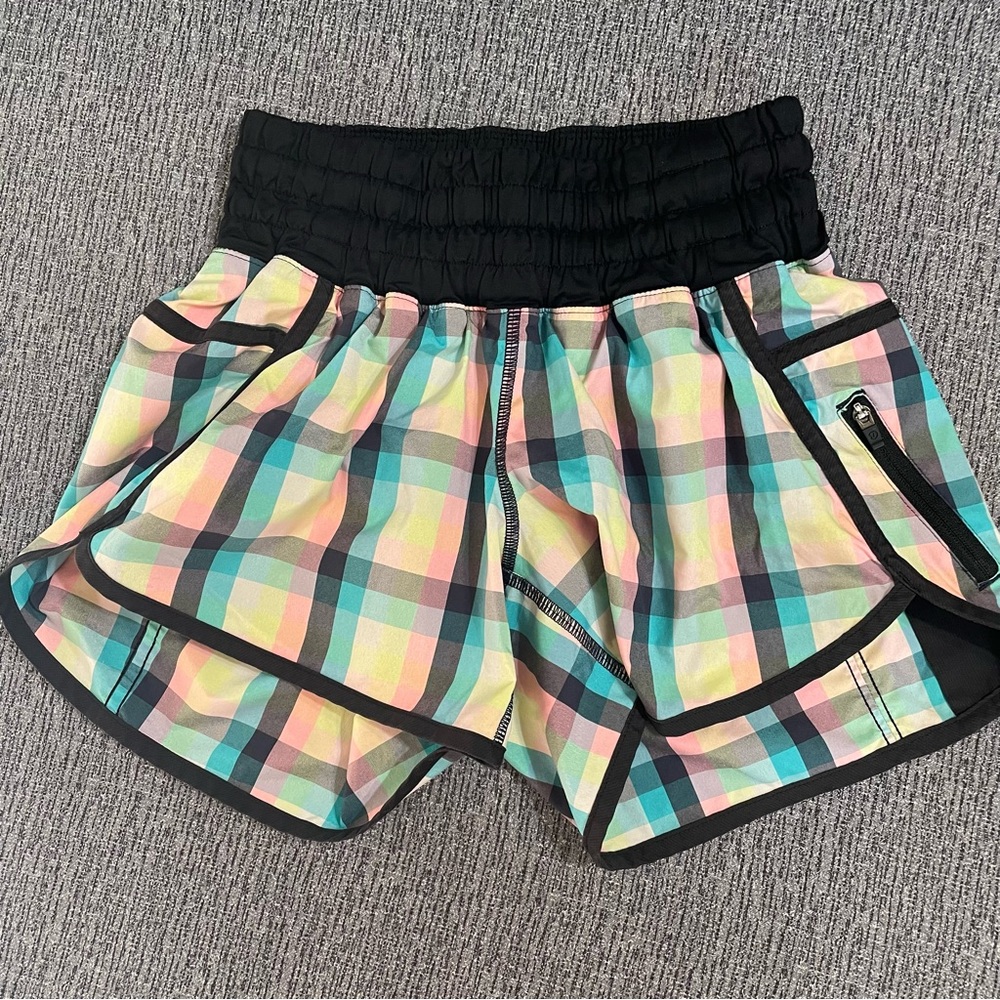 Lululemon Plaid Shorts